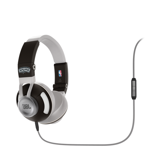 Synchros S300 NBA Edition - Spurs - Black / Silver - Stylish Synchros on-ear stereo headphone - Hero